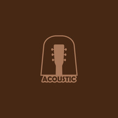 Instrument Guitar Music Logo Design
