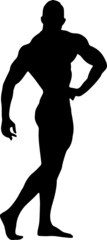 Bodybuilder EPS, Bodybuilder Silhouette, Bodybuilder Vector, Bodybuilder Cut File, Bodybuilder Vector