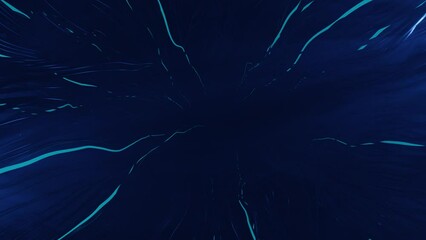 Blue digital futuristic stream.  Abstract motion graphics background. Dynamic pattern with streams of blue light.