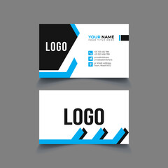 Unique modern professional business card design template vector