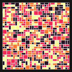 Offset Quads generative art background art illustration