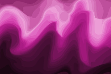 Fluid art. Modern artwork background. Mixture of acrylic paints. Abstract liquid painting marble texture, neon pink gradient waves. Vector design for banner, flyer, card, cover, invitation