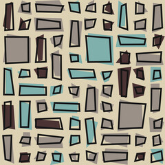 Offset Quads generative art background art illustration