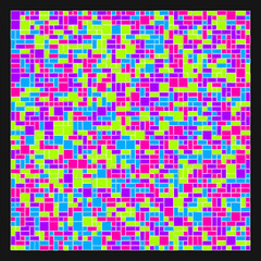 Offset Quads generative art background art illustration