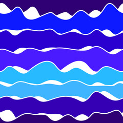 Abstract background with colorful geometric shapes. Rainbow seamless pattern. Gradient waves, lines, dynamical forms. Design for poster, fabric, textile