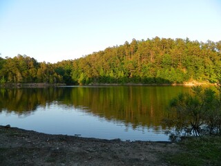 Lake Ouachita in Fall