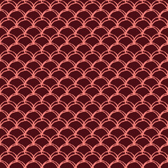 Mermaid scale seamless pattern