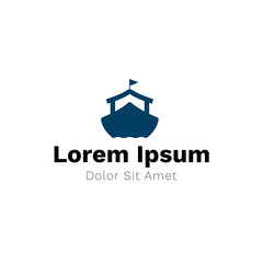 ark business logo design with wave effect