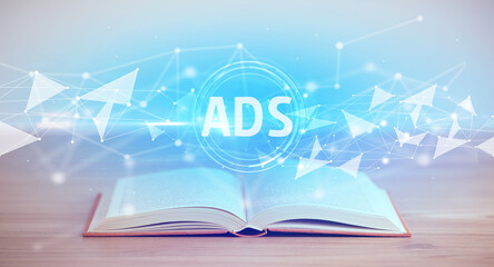 Open book with abbreviation