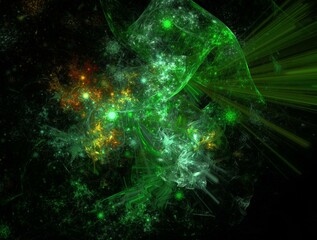 Imaginatory fractal abstract background Image