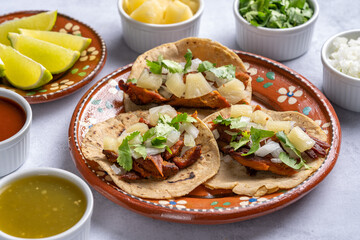 Traditional Mexican street food called 