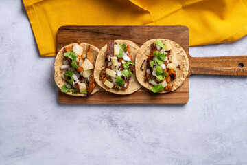Traditional Mexican street food called 