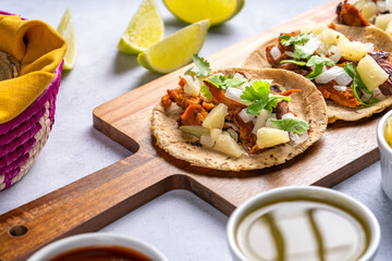 Traditional Mexican street food called 