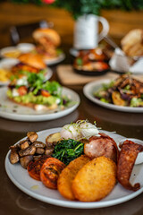 grilled chicken with vegetables