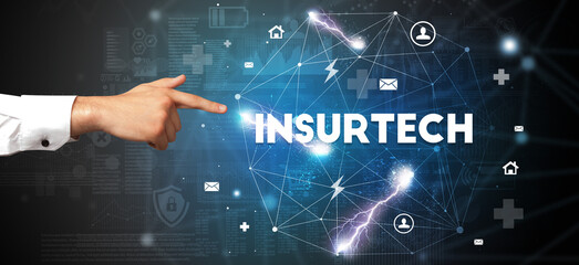 Hand pointing at inscription