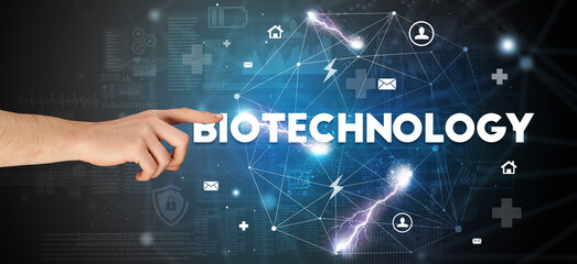 Hand pointing at inscription