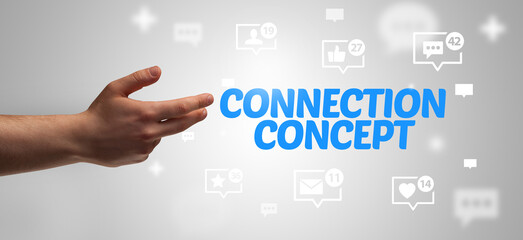 Close-Up Of Cropped Hand Pointing