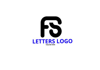 fs sf f s initial letter logo