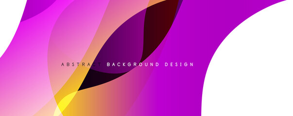 Trendy simple fluid color gradient abstract background with dynamic wave line effect. Vector Illustration For Wallpaper, Banner, Background, Card, Book Illustration, landing page