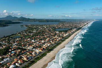 Wonderful beaches in the world. Saquarema, State of  Rio de Janeiro, Brazil.
