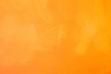 Abstract blank orange wall texture background, artistic orange paint pattern background