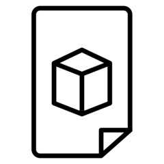File Blockchain line icon