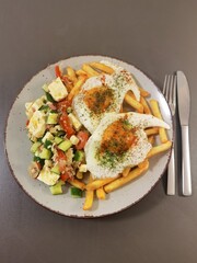 fish with potatoes