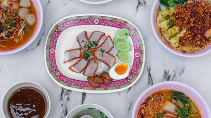Thai Mixed Rice and Noodle Dishes