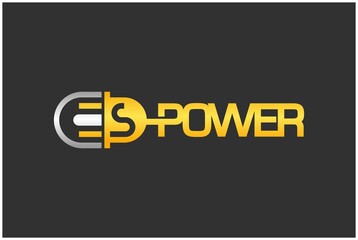 electric power icon logo