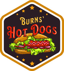 hot dog sign