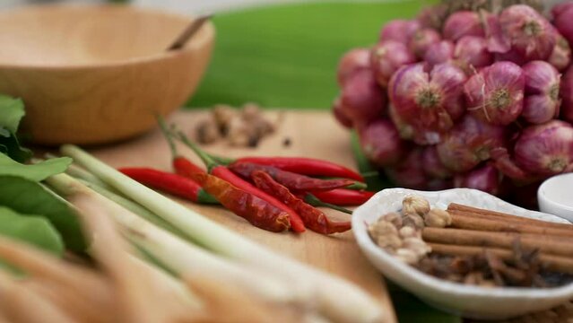 Ingredients and Spices Used in Thai Cuisine, Thai Food Cooking Ingredients