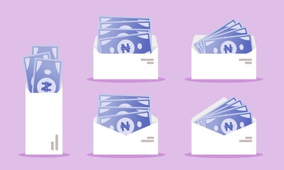 Nigerian Naira Money in Envelope