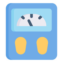 Weight Scale flat icon