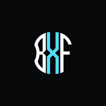 BXF letter logo creative design. BXF unique design