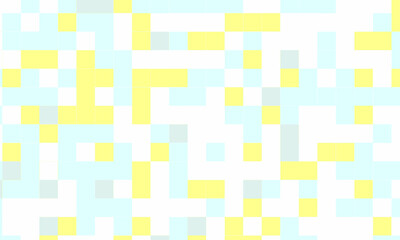 Abstract square pixel mosaic colorful background geometric seamless pattern in pastel colors. 8 bit