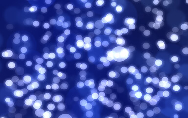 Blue purple bokeh of blurry light abstract background.