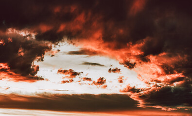 Sky Replacement Series_Sunset Clouds - 483867383
