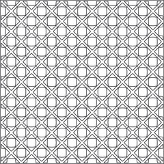 
Vector pattern with symmetrical elements . Repeating geometric tiles from striped elements.Monochrome texture.Black and 
white pattern for wallpapers and backgrounds.line art.