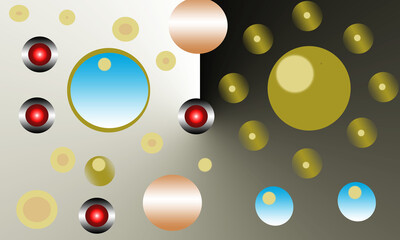 light, circle, illustration, vector, design, bright, 3d, pattern, simple , artistic,futuristic..