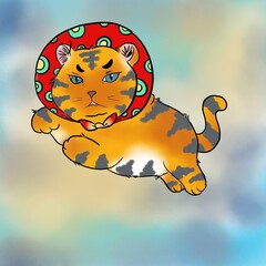 cartoon tiger