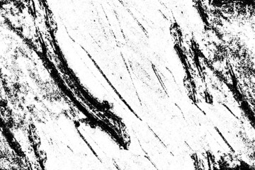 Obraz premium The texture is black and white. Worn surface. Grunge pattern of dust, dirt, scratches, chips