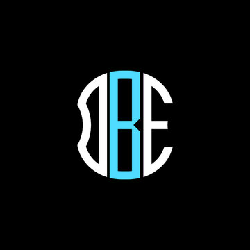 DBE letter logo creative design with vector graphic