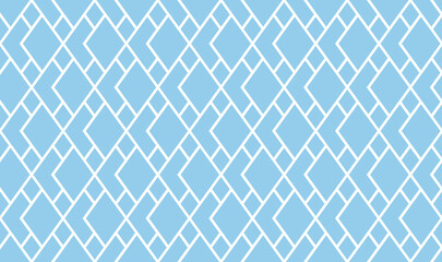 Fototapeta premium The geometric pattern with lines. Seamless vector background. White and blue texture. Graphic modern pattern. Simple lattice graphic design