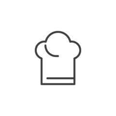 Chef hat line icon