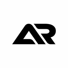 Modern Initial AR logo design inspiration