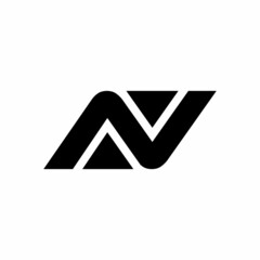 Modern Initial AV logo design inspiration