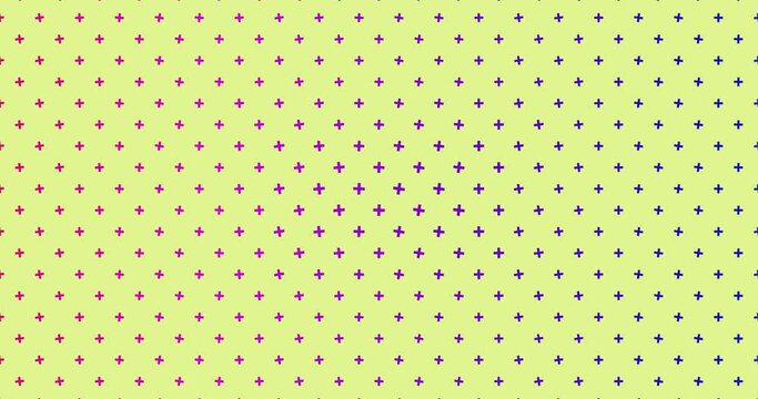 Abstract geometric pattern background. Bright colors plus shapes animated with gradient and yellow background