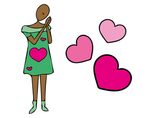 woman hoping for love