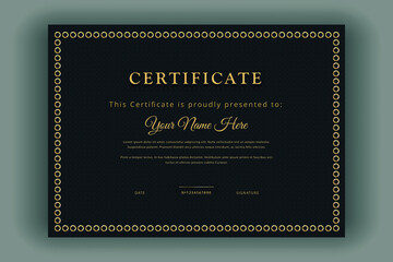Award certificate of achievement template for multipurpose use design