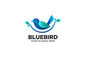 Nature Bird Gradient Logo